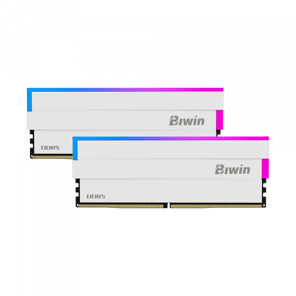 RAM Biwin DW100 DDR5 RGB 32GB (2x16GB, 6000MHz, White) – BXL53260DW1-D36DW