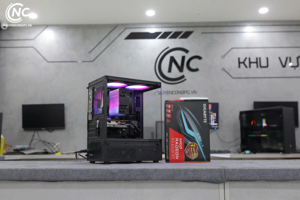Bộ PC Gaming AMD Ryzen 5 5500, Ram 16GB, VGA RX 6500XT [TẶNG MÀN HÌNH]