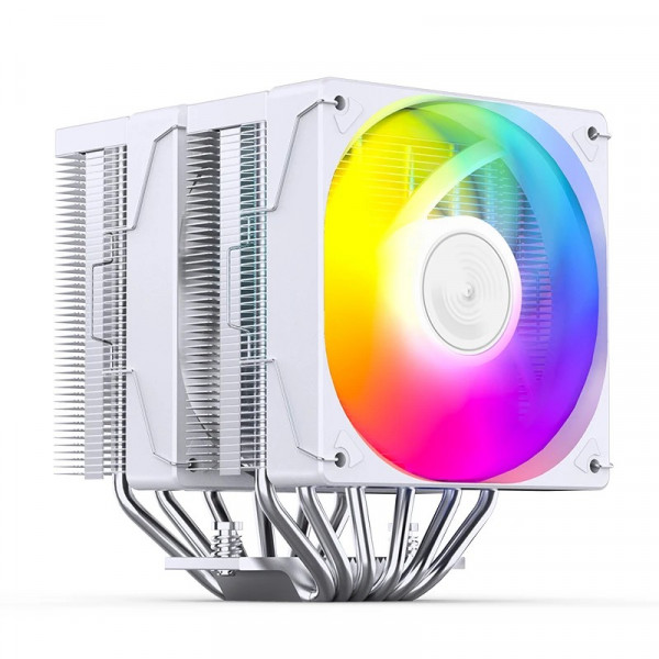 Tản Nhiệt Khí Jonsbo CR-3000E ARGB (Dual Tower, 6 Heatpipe, 2 Fan 120mm, Trắng)