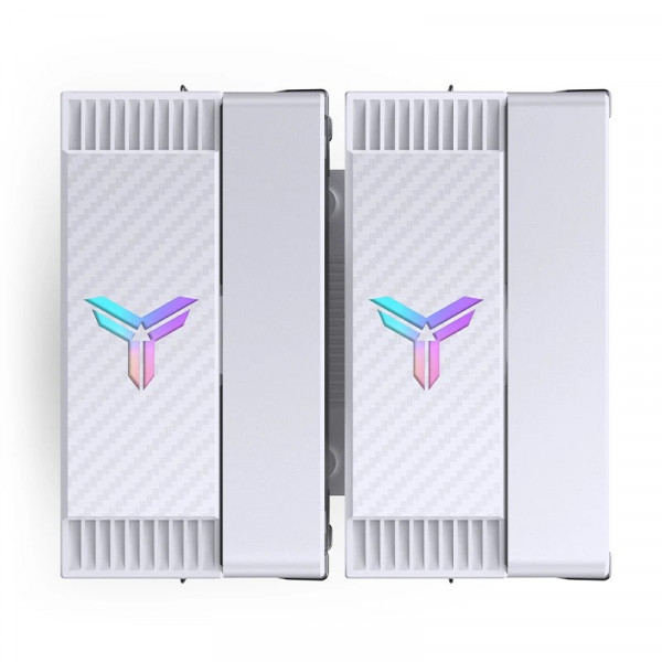 Tản Nhiệt Khí Jonsbo CR-3000E ARGB (Dual Tower, 6 Heatpipe, 2 Fan 120mm, Trắng)