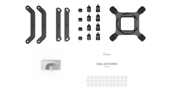 Tản Nhiệt Khí CPU Ocypus Delta A40 ARGB (Fan 120mm, Đen)