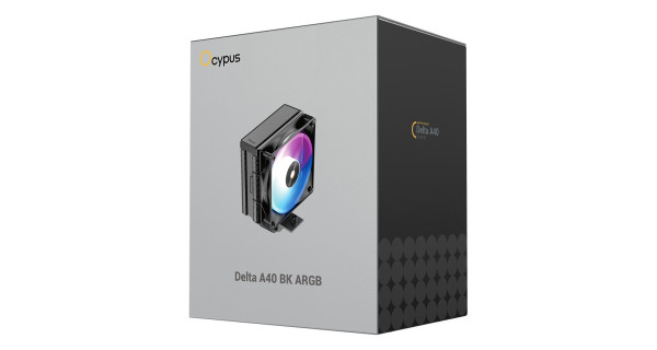 Tản Nhiệt Khí CPU Ocypus Delta A40 ARGB (Fan 120mm, Đen)