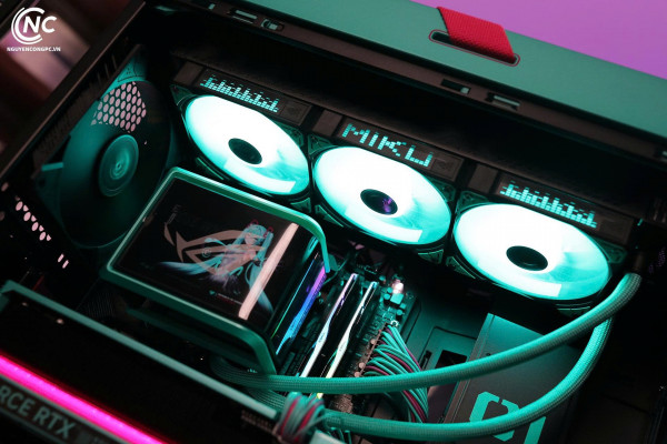 Bộ PC Hatsune Miku Ryzen 7 9800X3D, RAM 32GB, VGA RTX 5080 16GB [Tặng Màn Hình]