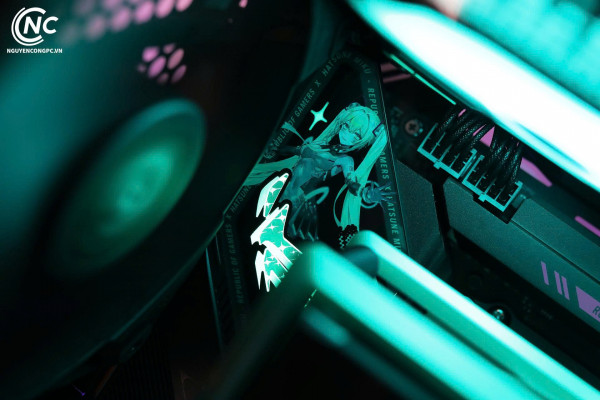 Bộ PC Hatsune Miku Ryzen 7 9800X3D, RAM 32GB, VGA RTX 5080 16GB [Tặng Màn Hình]