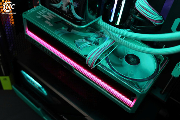 Bộ PC Hatsune Miku Ryzen 7 9800X3D, RAM 32GB, VGA RTX 5080 16GB [Tặng Màn Hình]