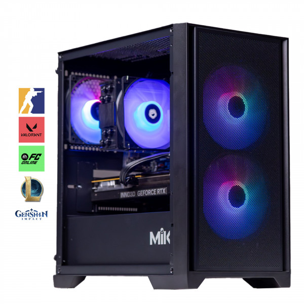 Bộ PC Gaming Ryzen 5 7500F, RAM 16GB DDR5, RTX 5060 8GB