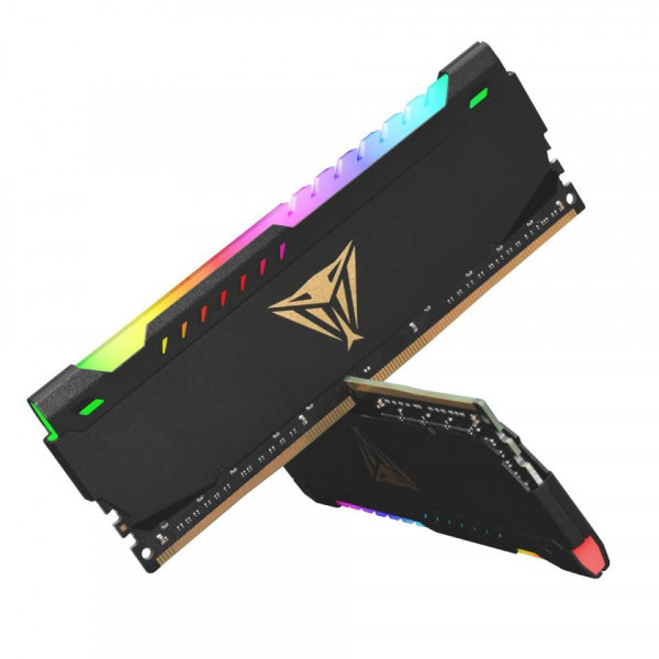 RAM PC Patriot Viper Steel RGB 32GB (2x16GB) DDR4 3200MHz C18 – Black (PVSR432G320C8K)