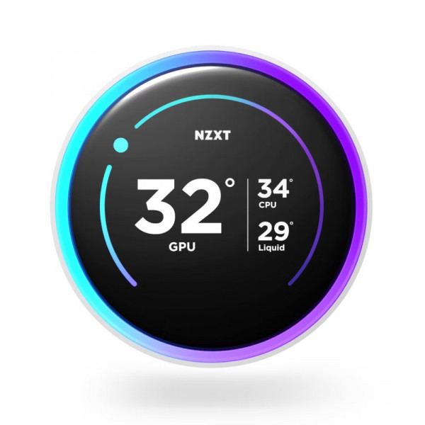 Bộ Tản Nhiệt Nước NZXT KRAKEN ELITE 360 RGB V2 White (360mm, RL-KR36E-W2)