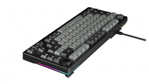 Bàn phím cơ DareU EK75 (Grey Black - DareU Dream Switch - Keycap PBT)