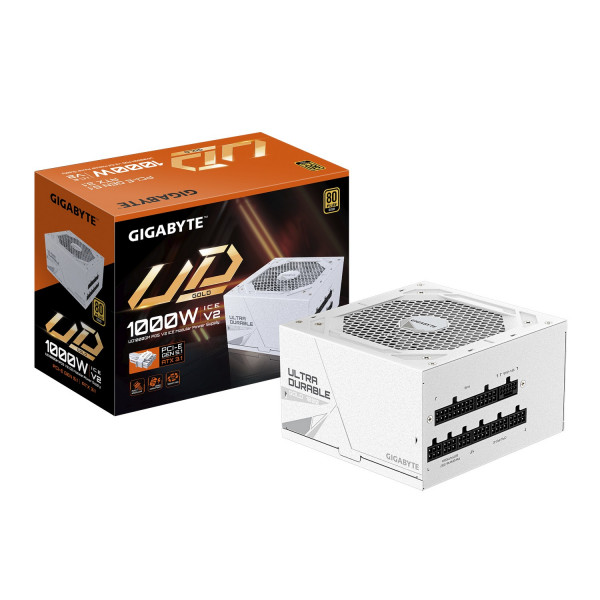 Nguồn Máy Tính Gigabyte GP-UD1000GM PG5 ICE 1000W (80 Plus Gold, Full Modular, Màu Trắng)