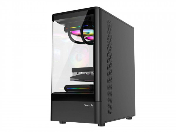 Vỏ máy tính Vitra Cruise Aurora M5 Black – 3Fan