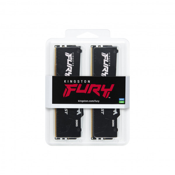 RAM Kingston FURY Beast RGB 16GB (2x8GB) DDR5 5600Mhz (KF556C40BBAK2-16)