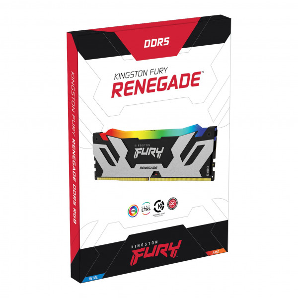 RAM Desktop KINGSTON Fury Renegade RGB XMP (KF560C32RSAK2-96) 96GB (2x48GB) DDR5 6000MHz