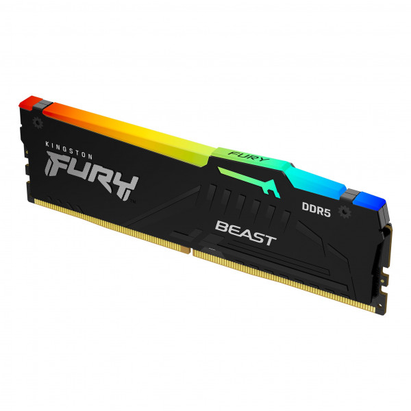 RAM Kingston FURY Beast RGB 16GB (1x16GB) DDR5 6000Mhz (KF560C36BBE2A-16) (AMD EXPO+INTEL XMP)