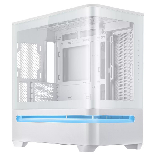 Vỏ máy tính Asus Prime AP202 TG WHITE (Không Quạt)