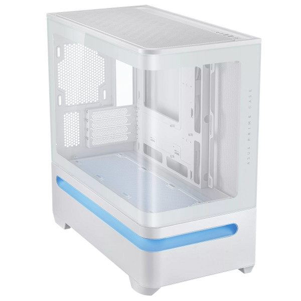 Vỏ máy tính Asus Prime AP202 TG WHITE (Không Quạt)