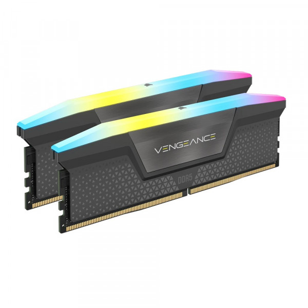 RAM Corsair VENGEANCE RGB 32GB DDR5 6000MHz (2x16GB, Black, AMD EXPO + Intel XMP, CMH32GX5M2E6000Z36)
