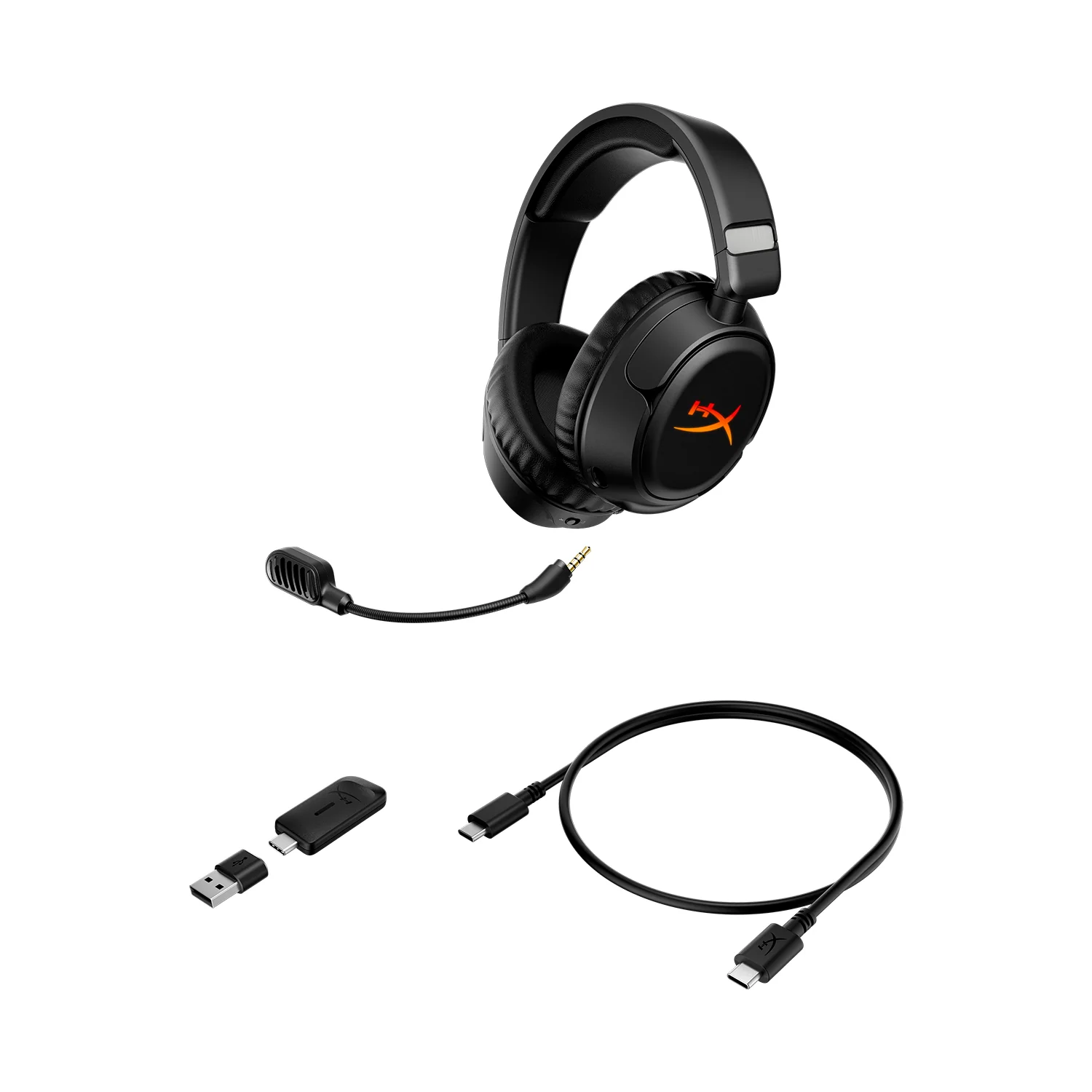 Tai nghe HyperX Cloud Flight 2 Wireless (Đen, B5VC4AA)