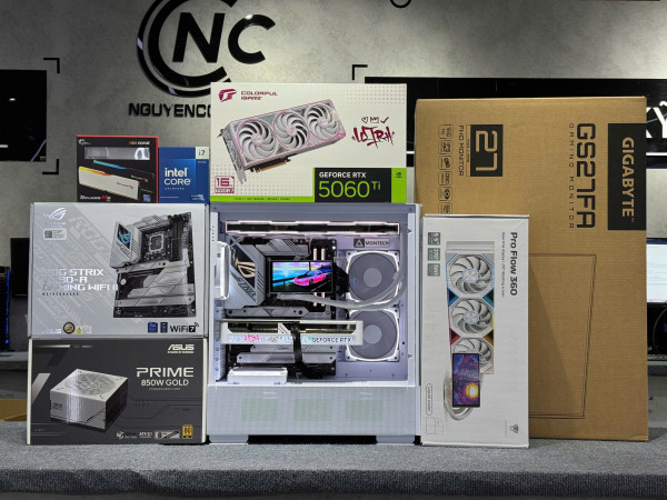 Bộ PC Intel Core i7-14700KF, RAM 32GB, RTX 5060 Ti 16GB