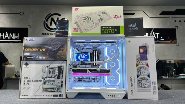 Bộ PC Intel Core Ultra 9 285K, RAM 64GB, RTX 5070 Ti 16GB