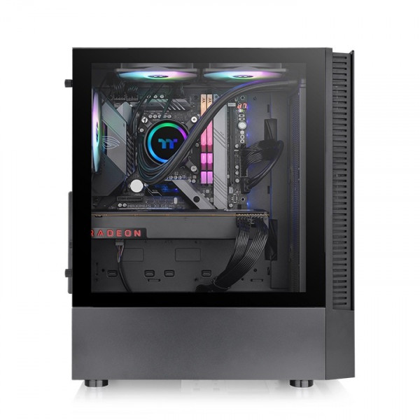 Vỏ case Thermaltake View 200 TG ARGB (Black, ATX Mid Tower, 4 Fan ARGB)