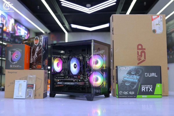 [TẶNG MÀN HÌNH] Bộ PC Gaming Ryzen 5 7500F, RAM 16GB, RTX 3050 6GB