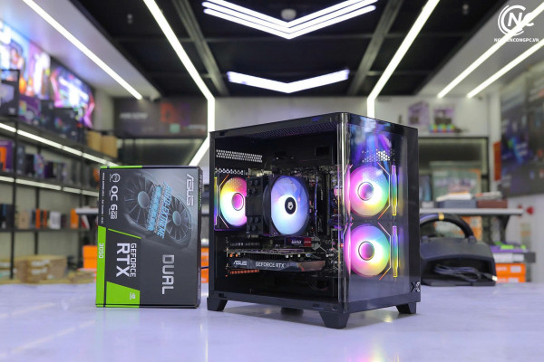 [TẶNG MÀN HÌNH] Bộ PC Gaming Ryzen 5 7500F, RAM 16GB, RTX 3050 6GB