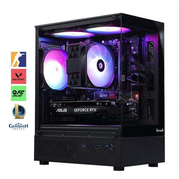 [TẶNG MÀN HÌNH] Bộ PC Gaming Ryzen 5 7500F, RAM 16GB, RX 7600