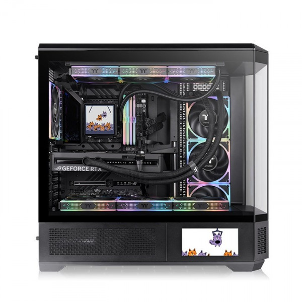 Vỏ case Thermaltake View 600 TG (Black, Không gồm màn hình LCD)