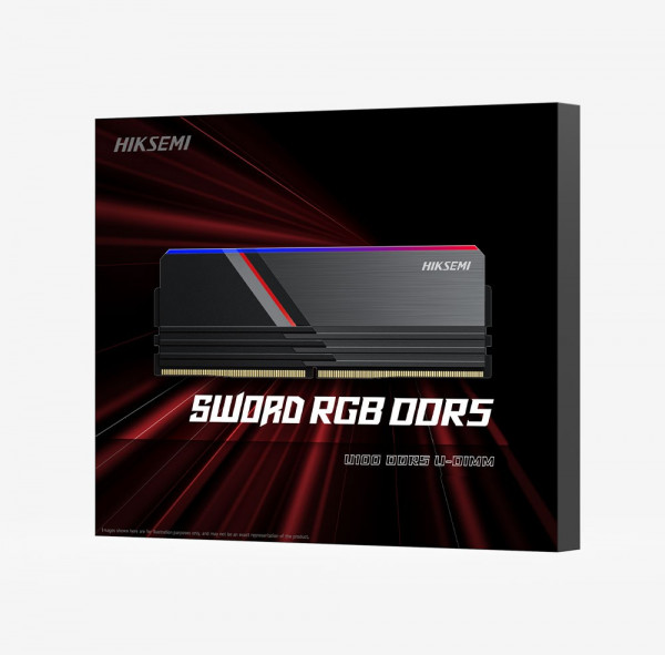 RAM HIKSEMI Sword 16GB RGB DDR5 6400MHz (Đen, HSC516U64A04Z5)