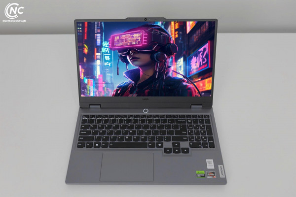 Laptop Lenovo LOQ Gaming 15ARP9 (Ryzen 5 7235HS, 12GB, 512GB SSD, RTX 4050 6GB, 15.6 inch FHD 144Hz, Win 11, Luna Grey)