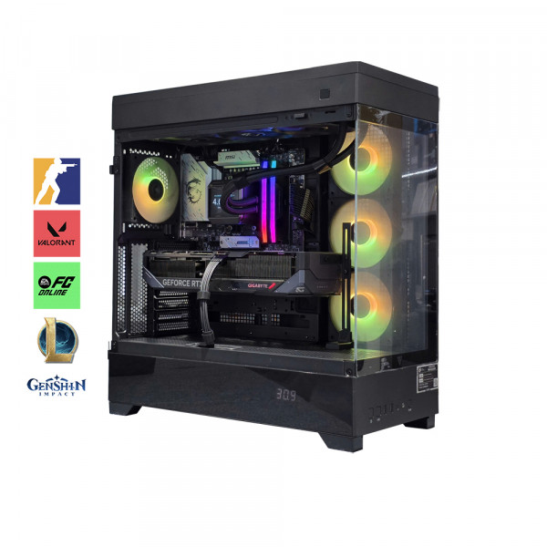 Bộ PC Gaming AMD Ryzen 7 9800X3D, RAM 32GB, VGA RTX 5070 Ti