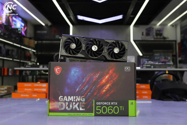 Card màn hình MSI RTX 5060 Ti 8G GAMING DUKE 3X OC