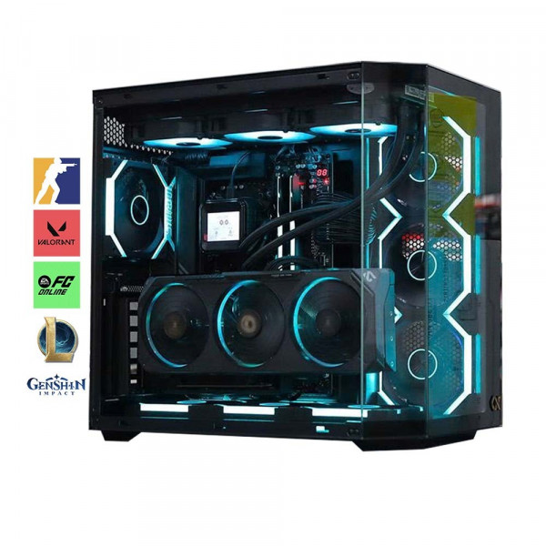Bộ PC Gaming Ryzen 7 9800X3D, RAM 32GB, RTX 5070