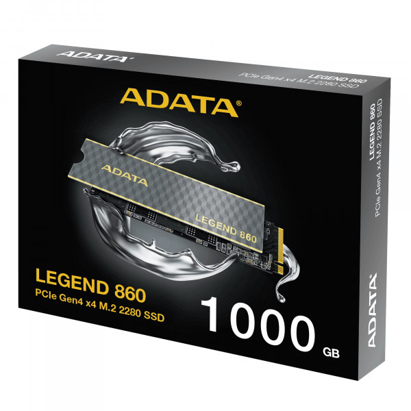 Ổ cứng SSD ADATA LEGEND 860 1TB M.2 2280 PCIe Gen4x4 (Đọc 6000MB/s, Ghi 5000MB/s)