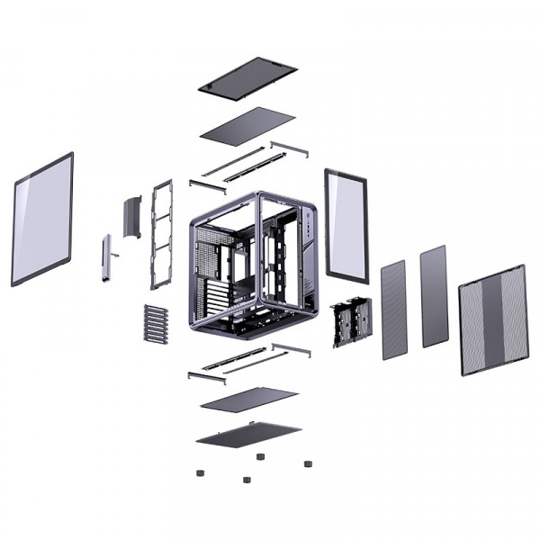 Vỏ case Jonsbo BO400 (Full Tower, Màu Xám)