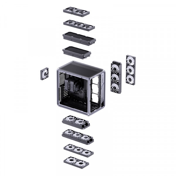 Vỏ case Jonsbo BO400 (Full Tower, Màu Xám)