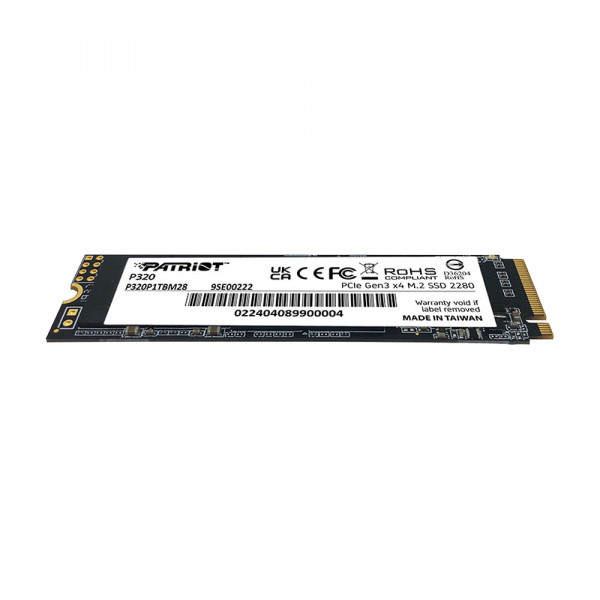 Ổ cứng SSD Patriot P320 1TB M.2 2280 PCIe Gen3 x4