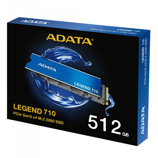 Ổ cứng SSD ADATA Legend 710 512GB M.2 NVMe PCIe 3.0 x4 (ALEG-710-512GCS)