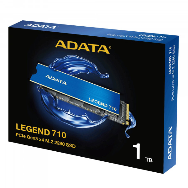 Ổ cứng SSD ADATA Legend 710 1TB M.2 NVMe PCIe 3.0 x4 (Đọc 2400MB/s - Ghi 1800MB/s)