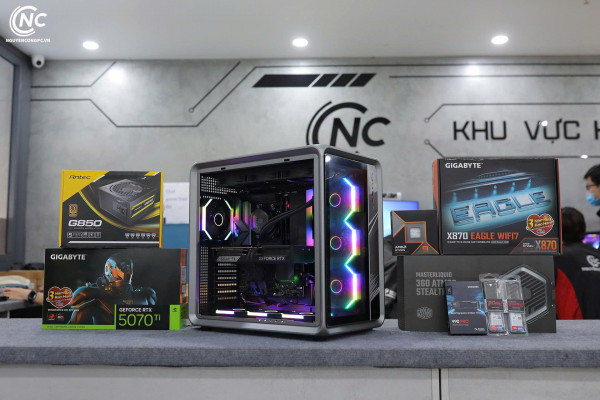 Bộ PC Đồ Họa Ryzen 9 9950X, RAM 32GB, RTX 5070 Ti 16GB