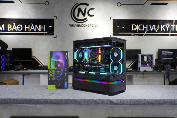 Bộ PC Gaming Ryzen 7 7800X3D, RAM 32GB, RTX 5060 8GB