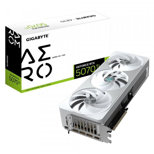 Card màn hình Gigabyte RTX 5070 Ti AERO OC 16GB (N507TAERO OC-16GD)