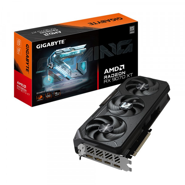 Card màn hình Gigabyte RX 9070 XT 16GB Gaming OC (GV-R9070XTGAMING OC-16GD)