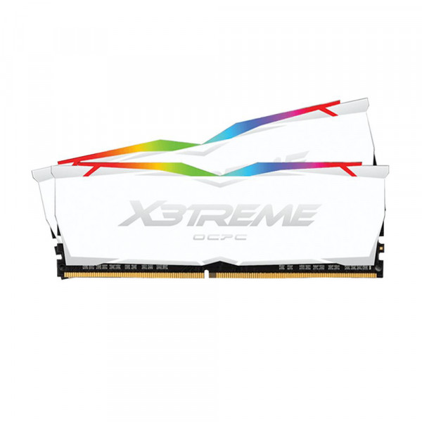 RAM OCPC X3treme Aura RGB 16GB (2x8GB) DDR4 3200MHz C16 White