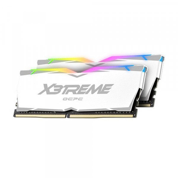 RAM OCPC X3treme Aura RGB 16GB (2x8GB) DDR4 3200MHz C16 White