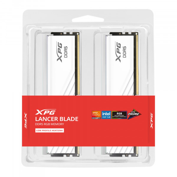 RAM Adata XPG Lancer Blade White 32GB (2x16GB) DDR5 5600MHz (AX5U5600C4616G-DTLABWH)