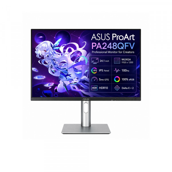 Màn Hình Đồ Họa ASUS ProArt PA248QFV (24.1 inch, IPS, WUXGA, 100Hz, 5ms, Speaker)