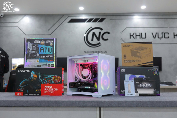 Bộ PC Gaming Ryzen 7 7700, RAM 16GB, RX 7600 8GB
