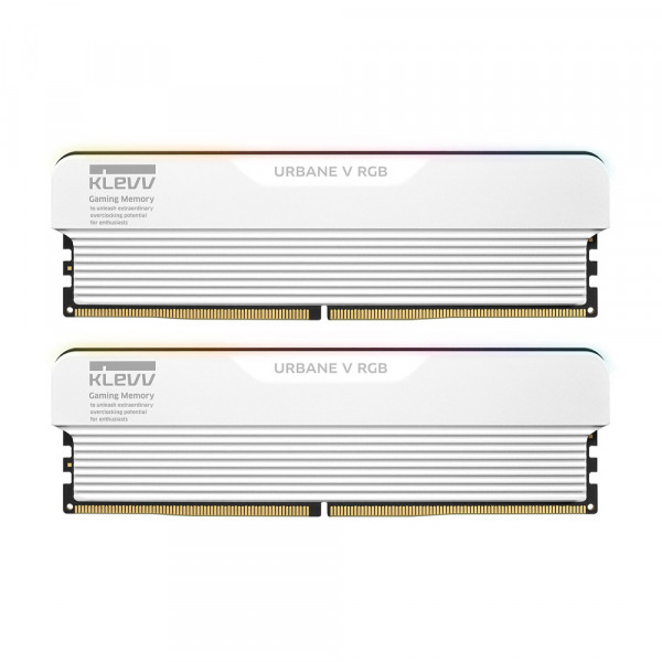 RAM Klevv Urbane V RGB White 32GB (2x16GB) DDR5 6000MHz (KD5AGUA80-60A300M)